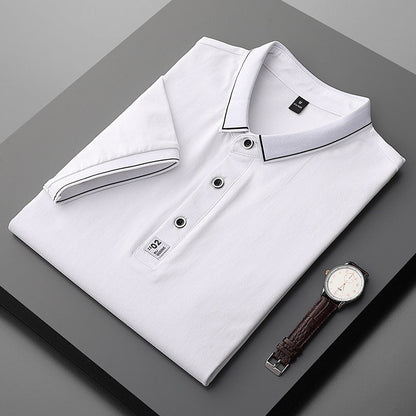Men's Shirt Collar Summer Polo Shirt Short Sleeve Collar T-Shirt (Available)