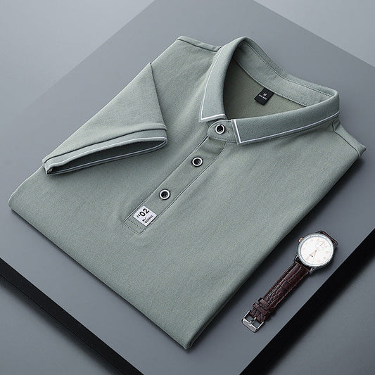 Men's Shirt Collar Summer Polo Shirt Short Sleeve Collar T-Shirt (Available)