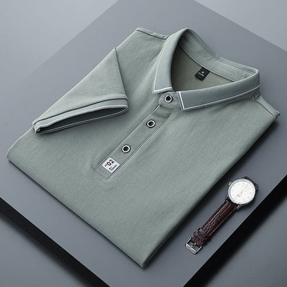 Men's Shirt Collar Summer Polo Shirt Short Sleeve Collar T-Shirt (Available)