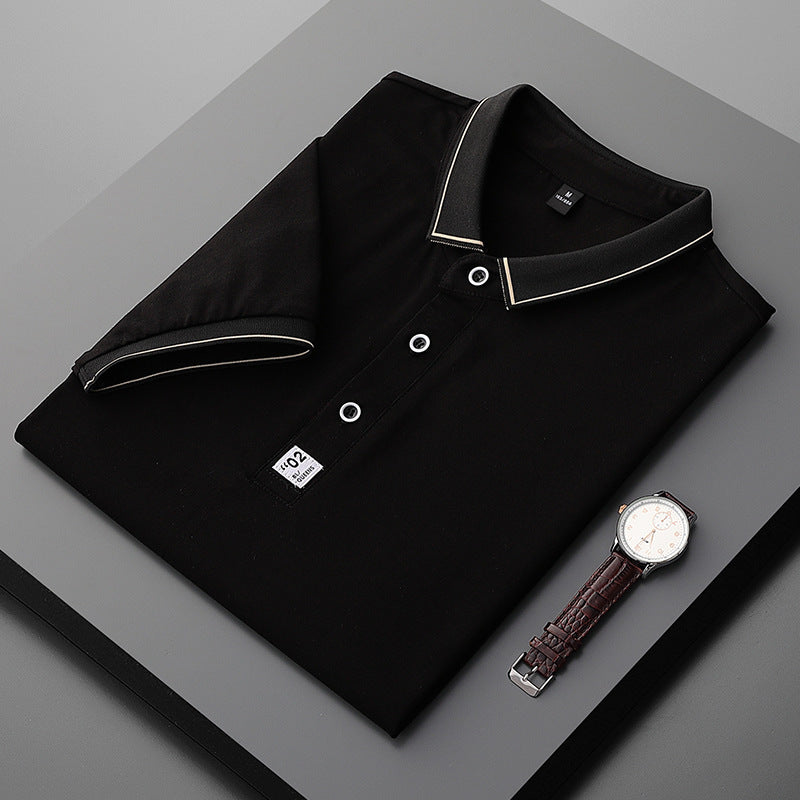 Men's Shirt Collar Summer Polo Shirt Short Sleeve Collar T-Shirt (Available)