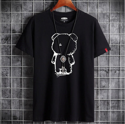 Mens Casual Bear Anime T Shirt (Available)