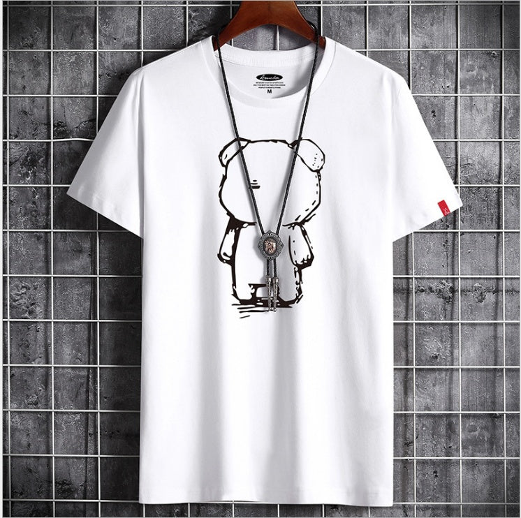 Mens Casual Bear Anime T Shirt (Available)