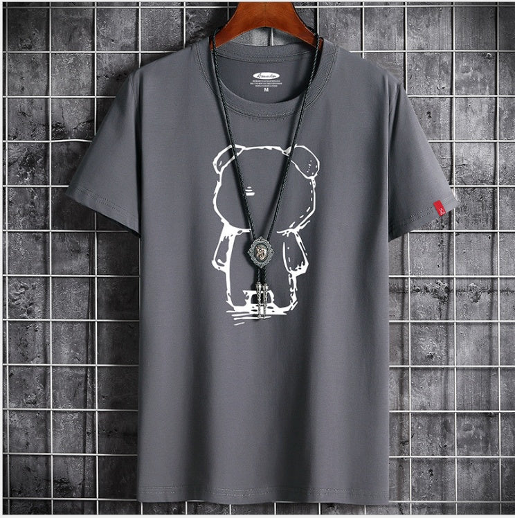 Mens Casual Bear Anime T Shirt (Available)