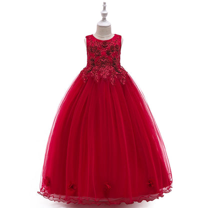 Flower Girl Dress Sleeveless Princess Dress (Available)