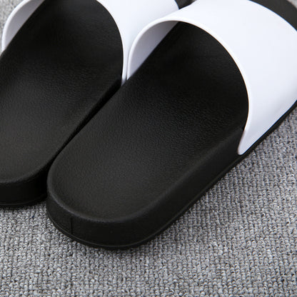 Shoes for Men Slippers Summer Home Slippers Men Black White Fashion Brand Men Shoes Non-slip Slides Men Luxury Designers Slides (Available)