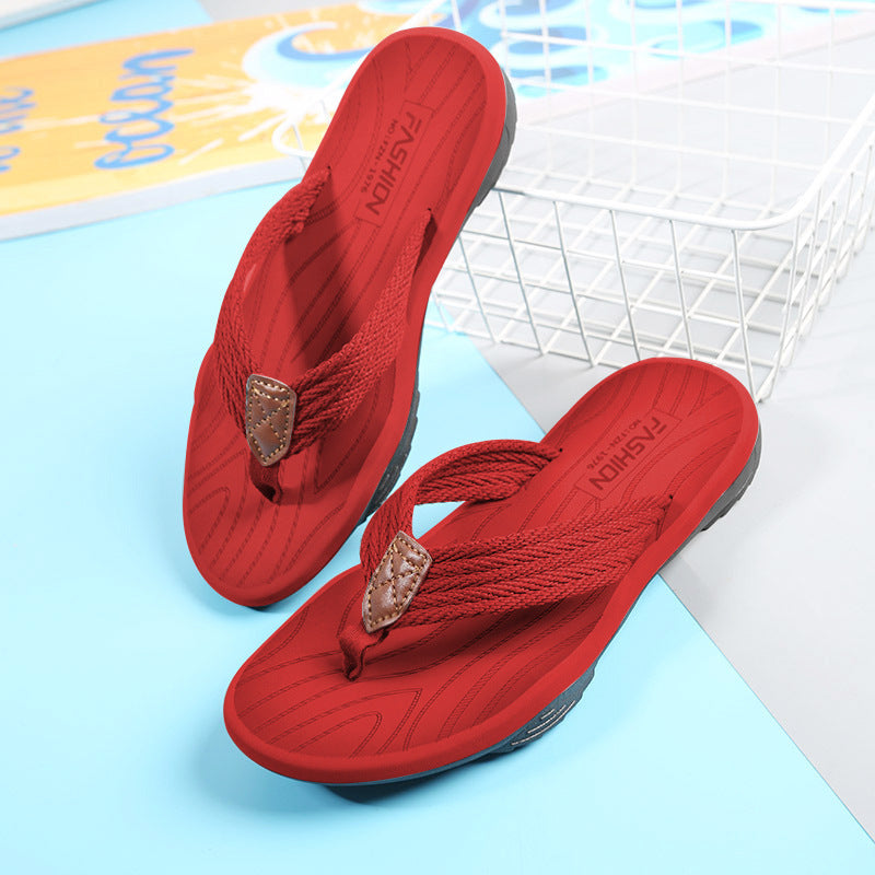 EVA Soft Sole Lightweight Flip Flops Flip Flops Beach Shoes (Available)