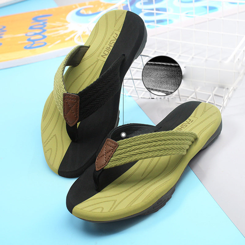 EVA Soft Sole Lightweight Flip Flops Flip Flops Beach Shoes (Available)