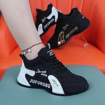 Couple Sports Casual PU White Shoes All-match Wear-resistant  (Available)