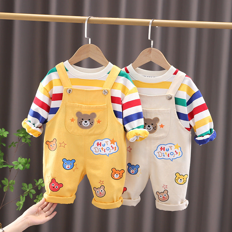Boys' Top Overalls Suit (Available)