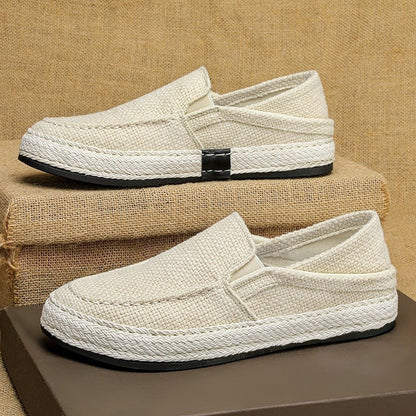 Summer Leisure Old Beijing Linen Cloth Shoes (Available)