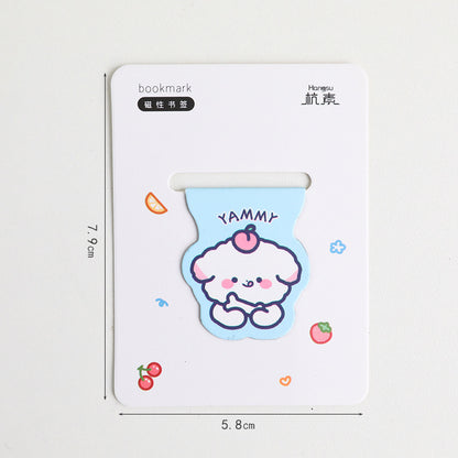 Cute Magnetic Bookmark Creative Cartoon Stationery For Primary School Students