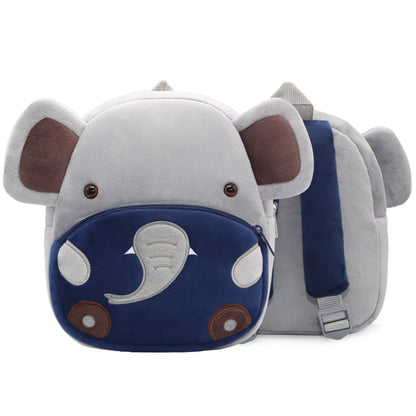 Cute Plush Backpacks Kindergarten Cartoon School Bags Children Animal Toys Bag (Available)