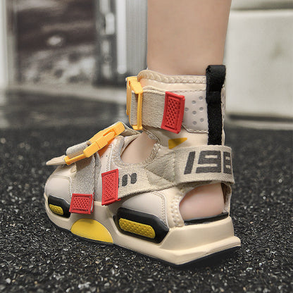 Men's color matching breathable sandals and slippers  (Available)