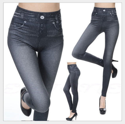 leggings women spring and autumn high waist outer wear one-piece pants  (Available)