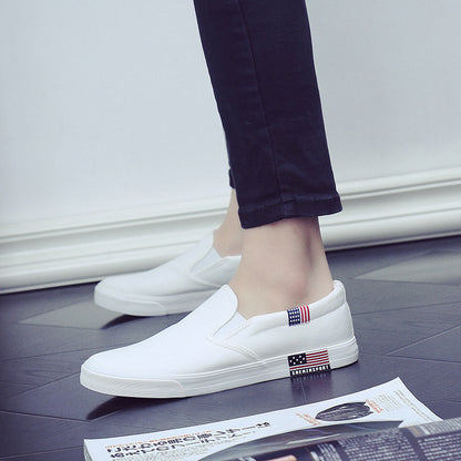 All-match white shoes men canvas shoes (Available)