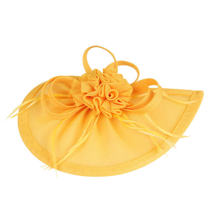 Linen Horse Racing Top Hat Hair Accessories
