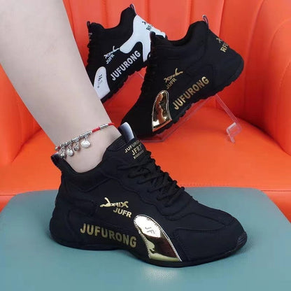 Couple Sports Casual PU White Shoes All-match Wear-resistant. (Available)