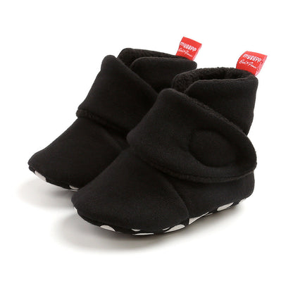 Knitted baby cotton shoes