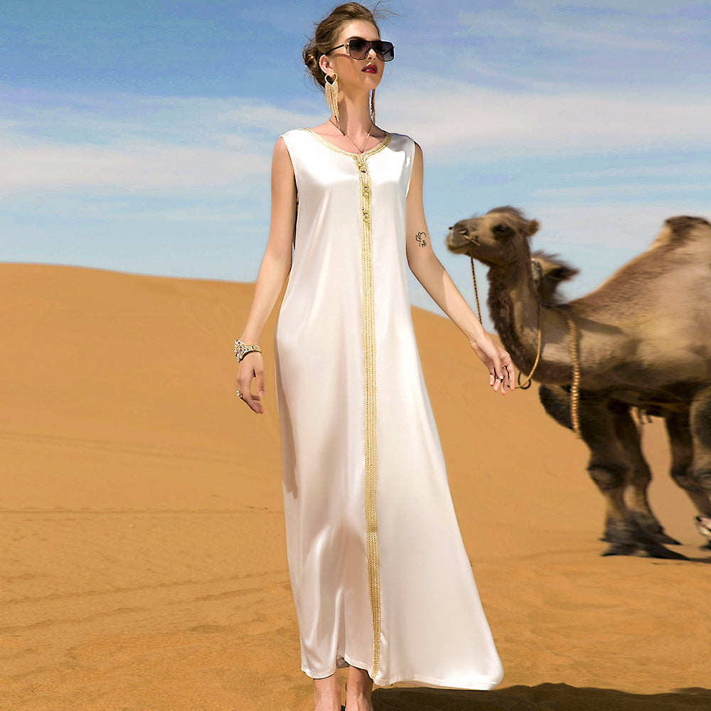 Women's Temperament And Fashion Heavy Embroidery Dresses