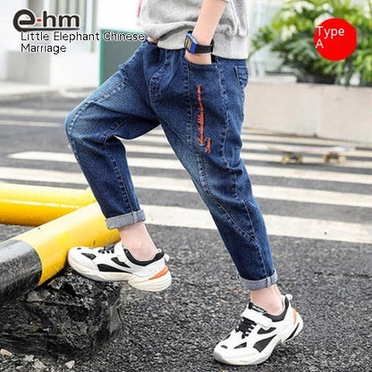 Boys' Denim Trousers Trousers Children's Clothing  (Available)