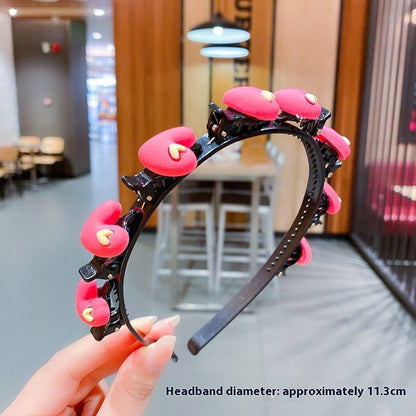 Girls' Clip Hair Accessories Crushed Hair Headband