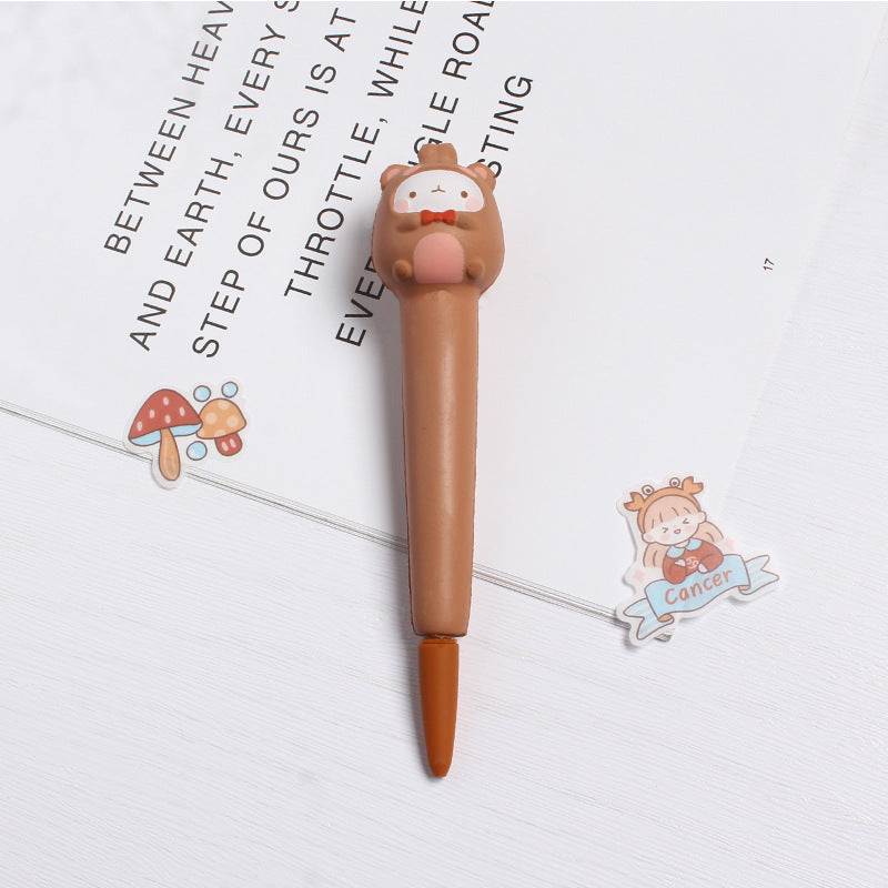 Decompression Pinch Gel Pen School Supplies Cute Stationery