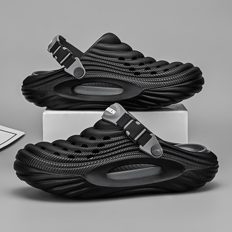 Men's Simple And Stylish Casual Platform Slippers (Available)