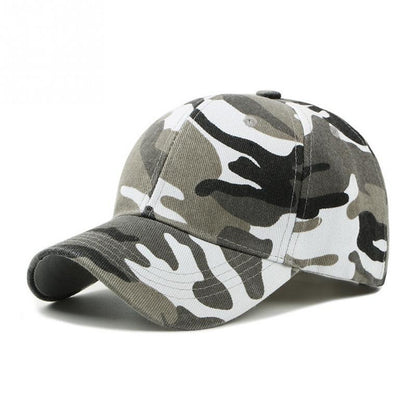 Fashion casual camouflage baseball cap Peaked cap (Available)