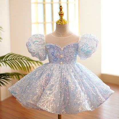 Children's Sequined Princess Costume Tutu Skirt (Available)