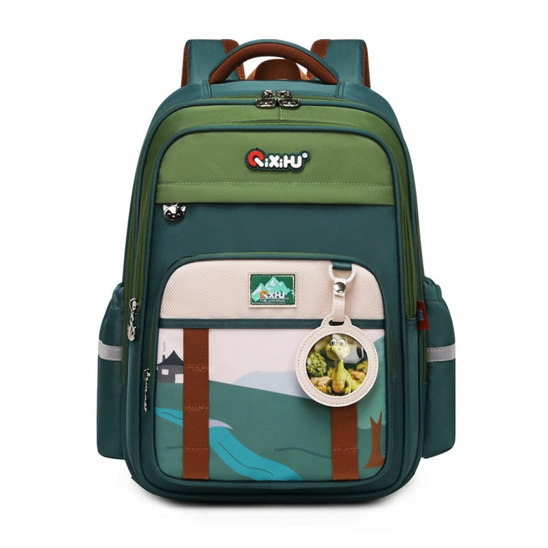 Large Capacity Primary School Student Schoolbag Lightweight And Wear-resistant   (Available)