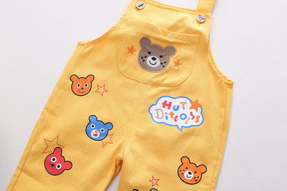 Boys' Top Overalls Suit (Available)