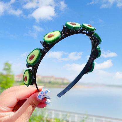 Girls' Clip Hair Accessories Crushed Hair Headband
