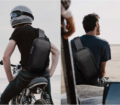 Sling Bag, Waterproof Men's Chest Bag Shoulder Bags Crossbody Sling Backpack For Men