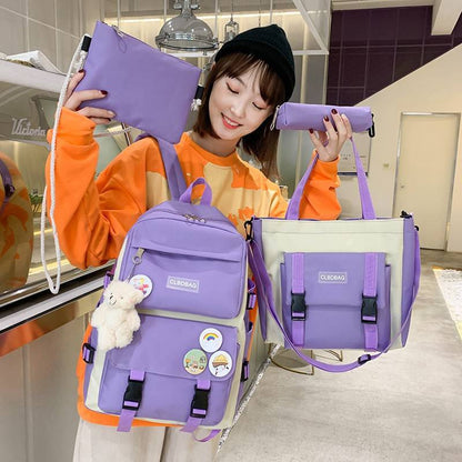 Little And Cute Girl's Backpack For Grades Three To Five And Six