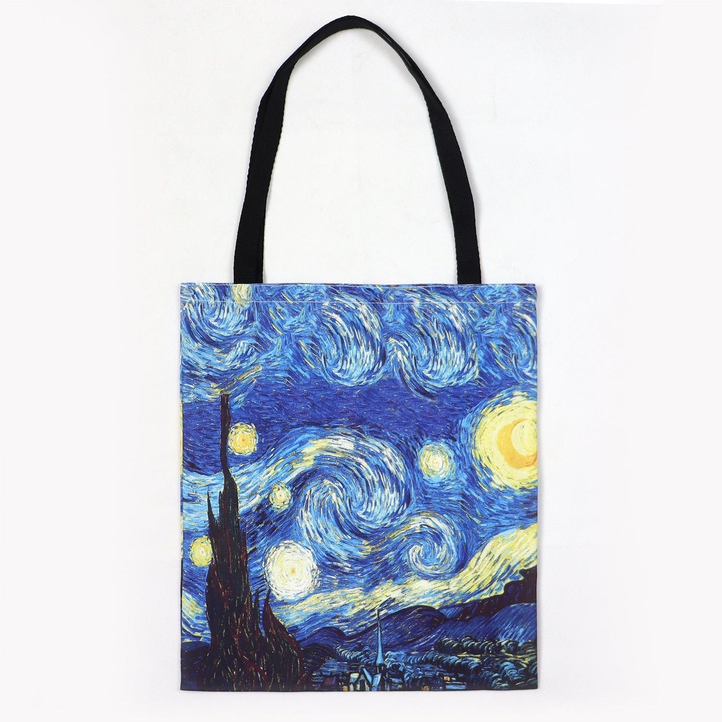 Van Gogh The Starry Night Oil Painting Tote Bag Women's Canvas Bag  (Available)