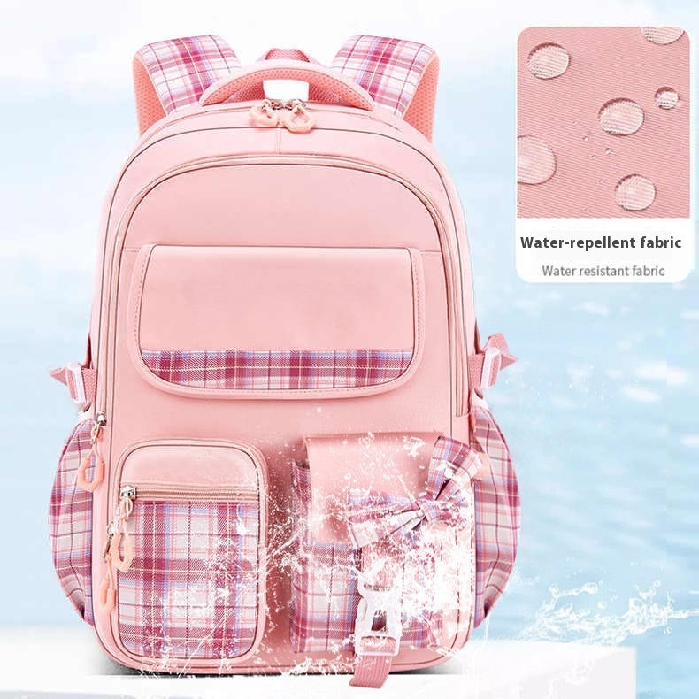 Children's Backpack Lightweight Spine-protective Burden Reduction Large Capacity