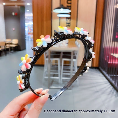 Girls' Clip Hair Accessories Crushed Hair Headband
