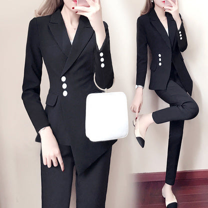 Women white Slim Pant Suits (Available)