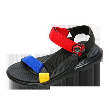 Candy Color Kids Webbing Beach Sandals  (Available)