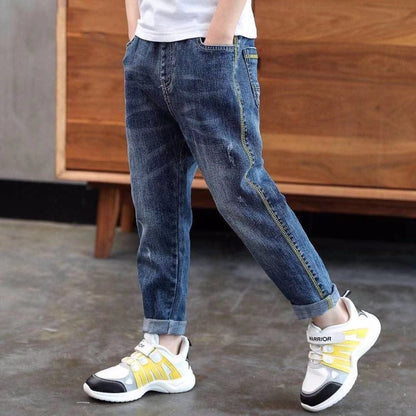 Boys' Denim Trousers Trousers Children's Clothing (Available)