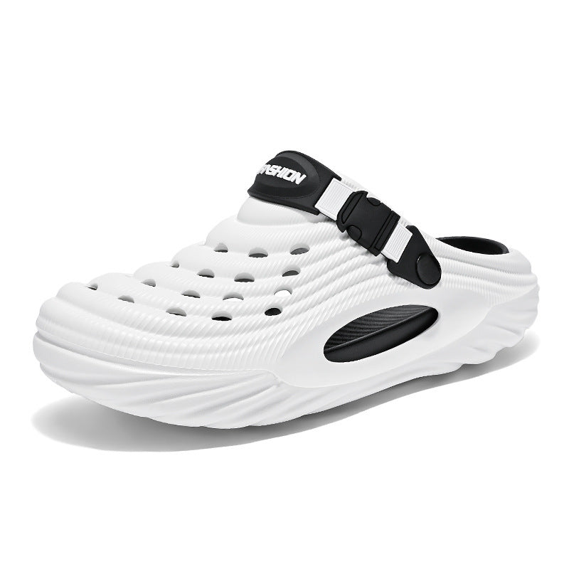 Men's Simple And Stylish Casual Platform Slippers (Available)