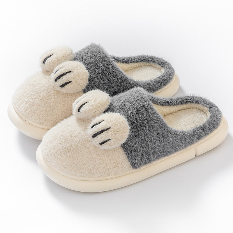 Cotton Slippers Female Cat's Paw Home Couple (Available)