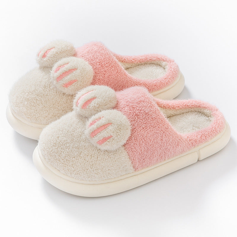 Cotton Slippers Female Cat's Paw Home Couple (Available)