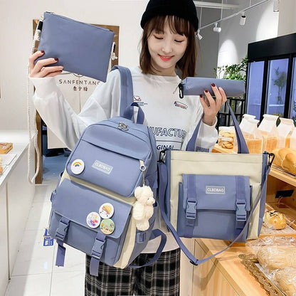 Little And Cute Girl's Backpack For Grades Three To Five And Six