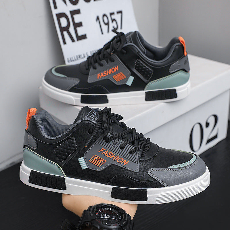 Leather Casual Special-interest Design Sports Board Shoes (Available)