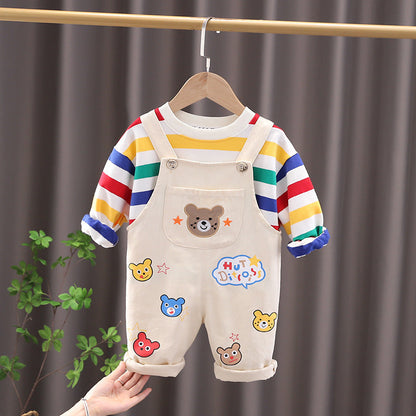 Boys' Top Overalls Suit (Available)