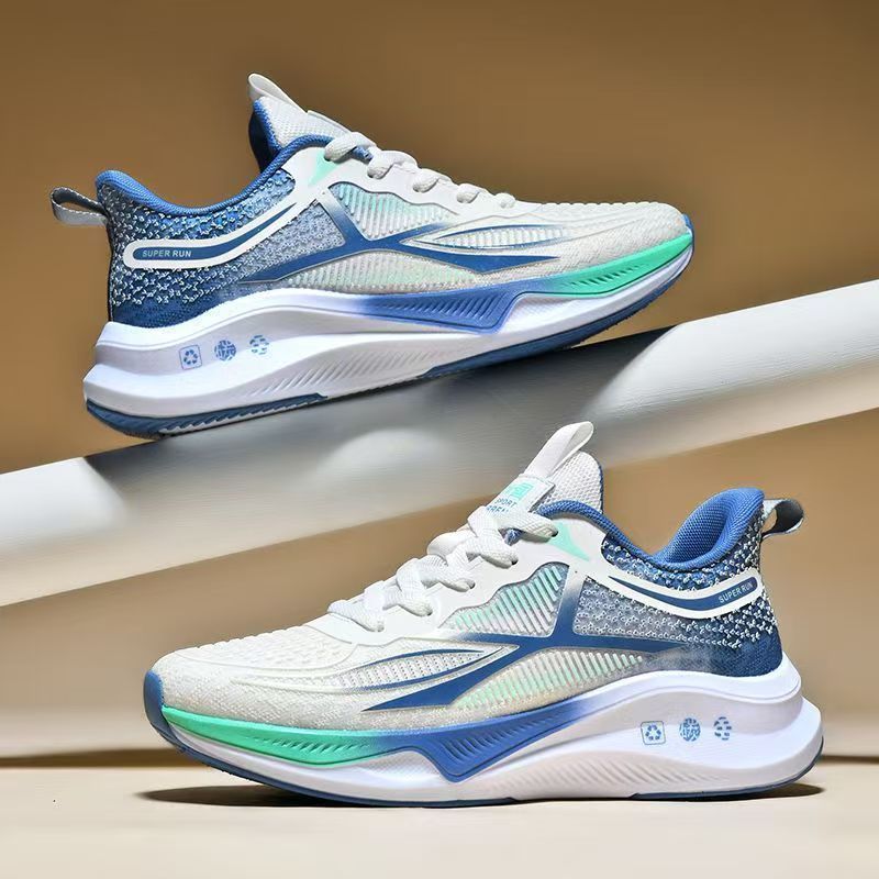 Ultralight Running Shoes Sneaker Breathable Shock Absorption Soft Bottom  (Available)