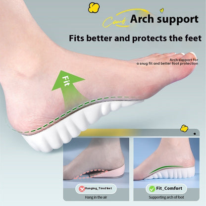 Soft Bottom Comfortable Insole With Increased Height Inside  (Available)