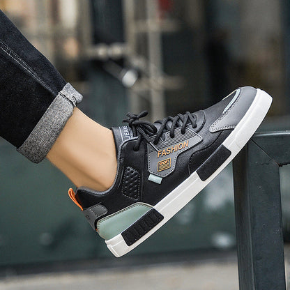Leather Casual Special-interest Design Sports Board Shoes (Available)