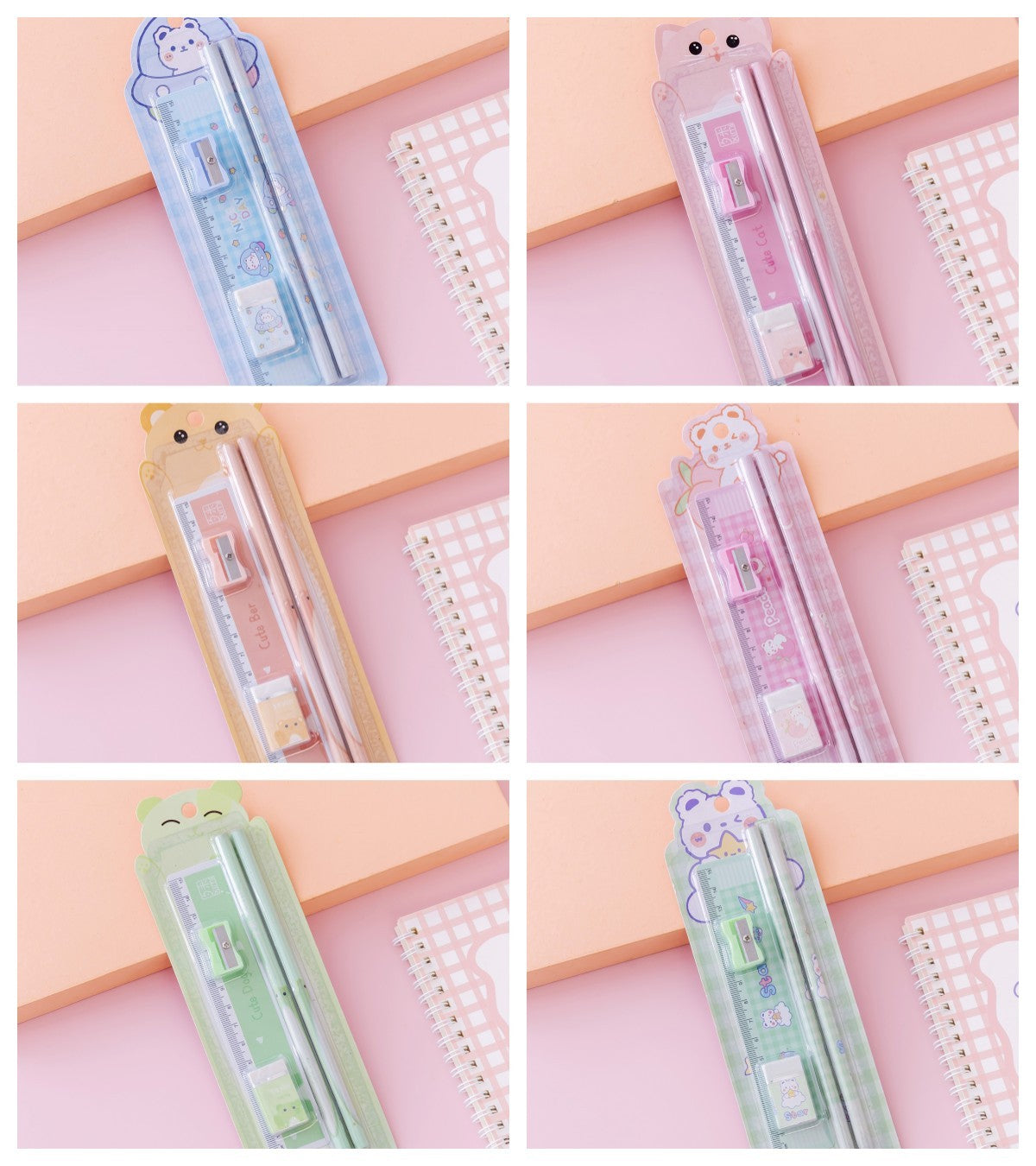 Girl School Supplies Set Gift Box Gift Bag Primary School Pupil Pencil Stationery